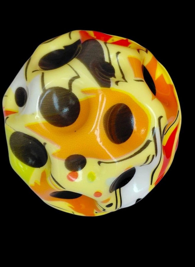 JNiL Super High Bouncing Ball, Moon and Space Balls for Kids and Adults, Improve Hand-Eye Coordination, Easy to Grip (Yellow) - Image 3